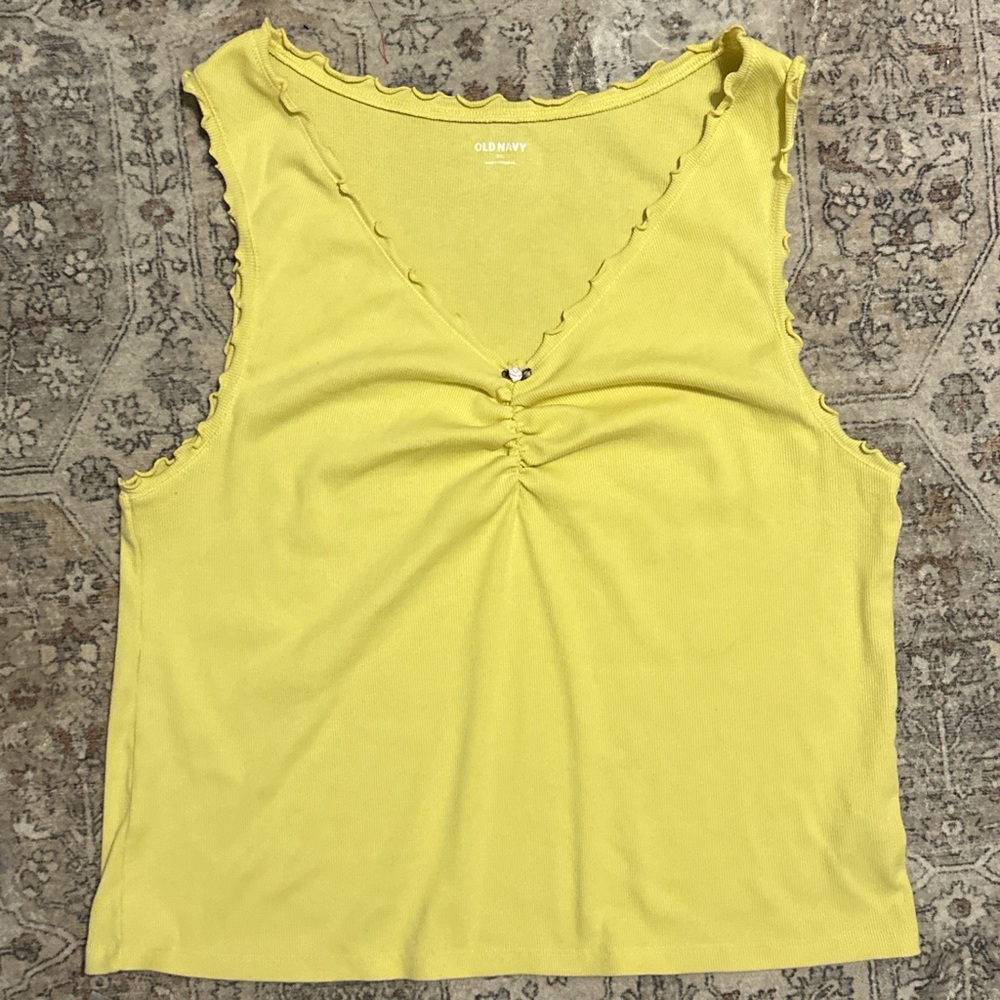 Old Navy Yellow tank top